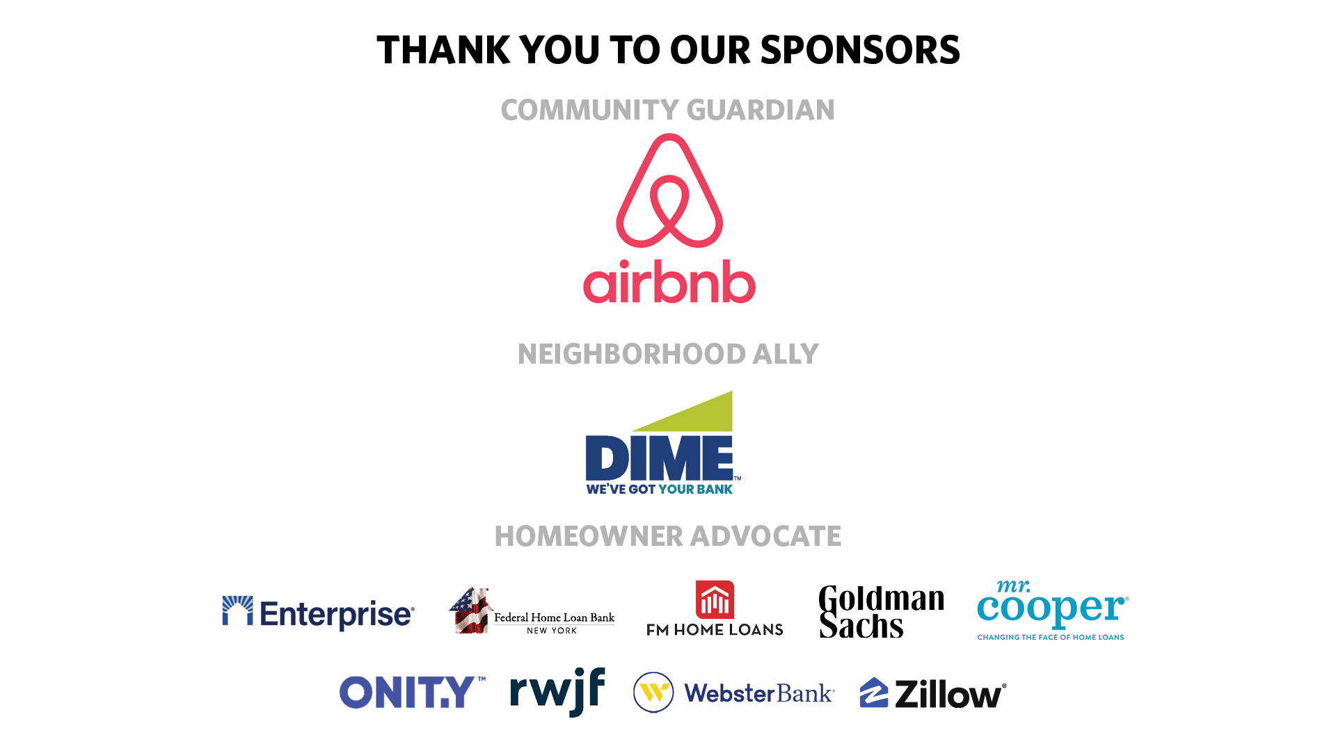 sponsors
